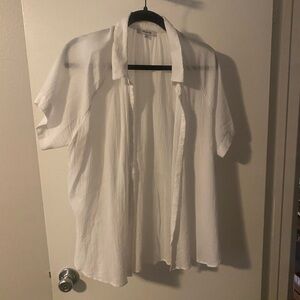 Madewell Cotton Gauze Button Down Shirt